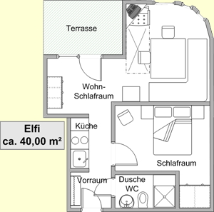 Ferienwohnung Elfi im Haus Elfried in Kärnten